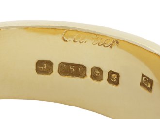 Cartier diamond ring, English, 1976 hatton garden