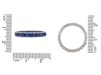 Sapphire full eternity ring, circa 1925 hatton garden