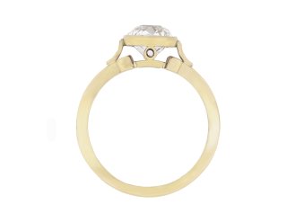 Old mine diamond ring, circa 1905. hatton garden.
