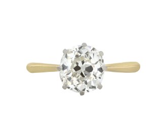 Old mine diamond solitaire ring, circa 1910 hatton garden