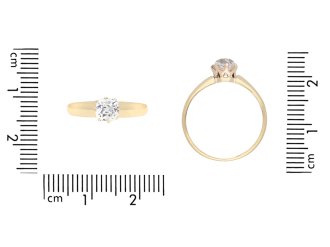victorian old mine diamond solitaire ring. hatton garden