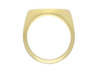 Cartier gold signet ring, circa 1970 hatton garden