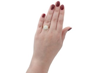 Diamond coronet cluster ring, circa 1910 hatton garden