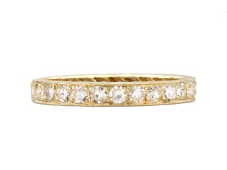 Diamond full eternity ring, circa 1960's. hatton garden.