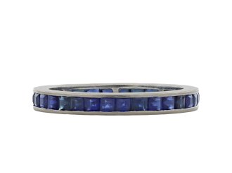 Sapphire eternity ring, circa 1930 hatton garden