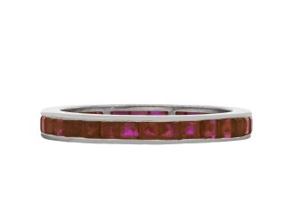 Ruby eternity ring, circa 1930 hatton garden