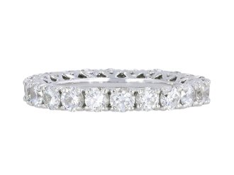 Vintage diamond full eternity ring, circa 1960. hatton garden