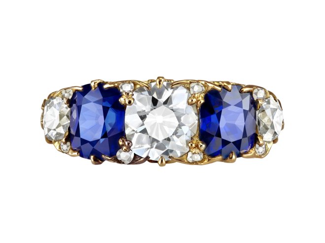 sapphire and diamond ring 