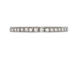 Diamond full eternity ring, circa 1930. 