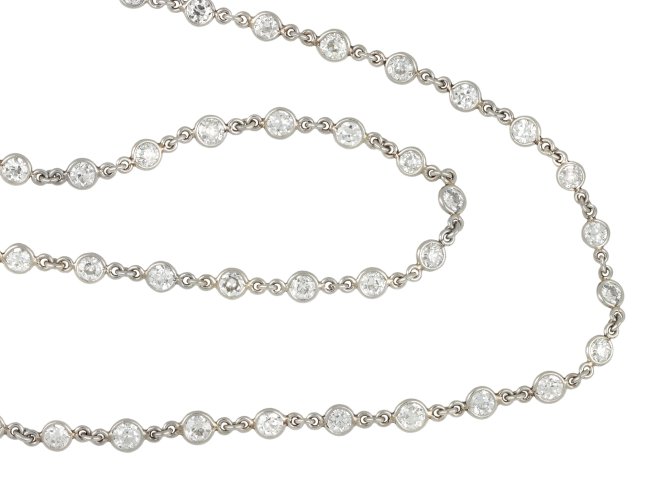Diamond set chain, circa 1950.