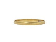 Yellow gold wedding band, circa 1950.