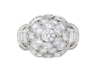 Van Cleef & Arpels diamond cluster ring, circa 1950.