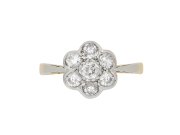 Diamond coronet cluster, circa 1940.