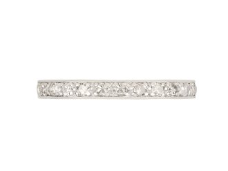 Diamond eternity ring, circa 1920.