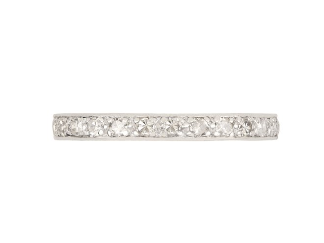 Diamond eternity ring, circa 1920.