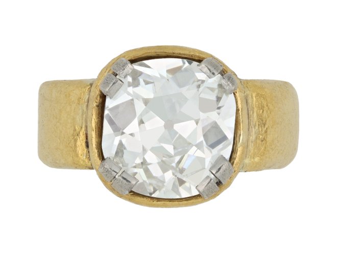 Suzanne Belperron old mine diamond ring, French, 1970 1974.