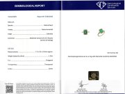 Colombian emerald and diamond coronet cluster, circa 1925.