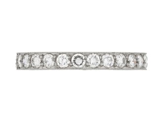 Diamond eternity ring, circa 1930.