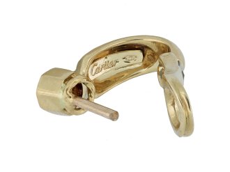 Cartier diamond earrings.