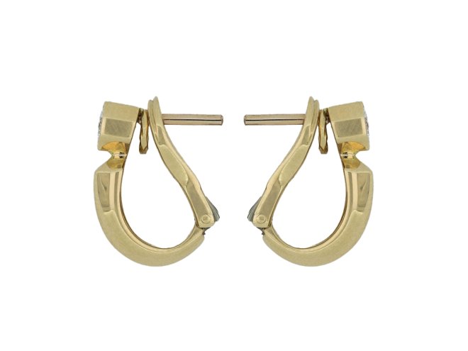 Cartier diamond earrings.