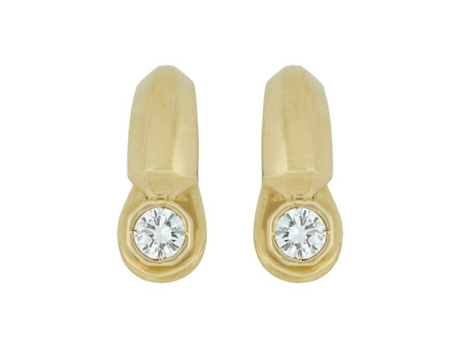 Cartier diamond earrings.