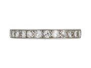 Diamond full eternity band, circa 1950.