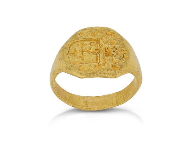 Signet ring attributed to the Ward family, English, circa 17th century. 