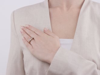 Old mine diamond five stone ring, English, circa 1900.