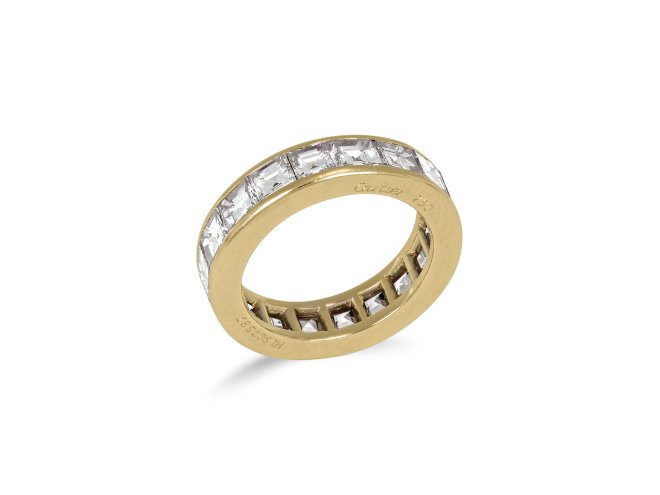 Cartier London diamond eternity ring, English, 2002