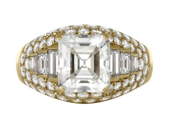 Bulgari diamond 'Tombino' ring, Italian, circa 1970s.