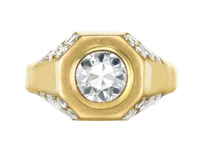 Bulgari diamond ring, Italian, circa 1970 80.
