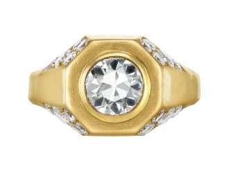 Bulgari diamond ring, Italian, circa 1970 80.