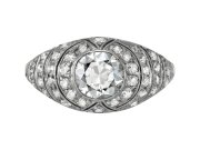Art Deco diamond cluster ring, circa 1930.