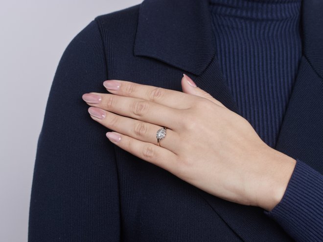 Georgian diamond cluster ring, circa 1830. Georgian diamond cluster ring, circa 1830. 