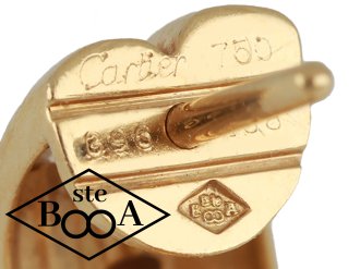 Cartier diamond trinity hoop earrings, French, circa 1995.