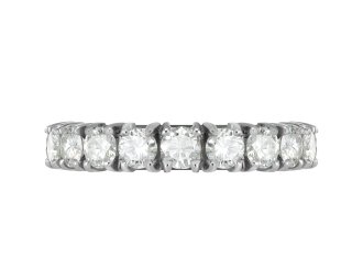 Vintage Diamond Full Eternity ring, circa 1950. 