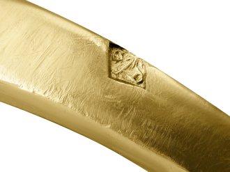 Old cut diamond dress ring, French, circa 1970.