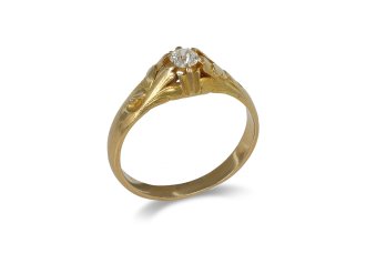 Victorian diamond ring, circa 1890