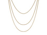 Victorian rose gold cable chain, circa 1900. 