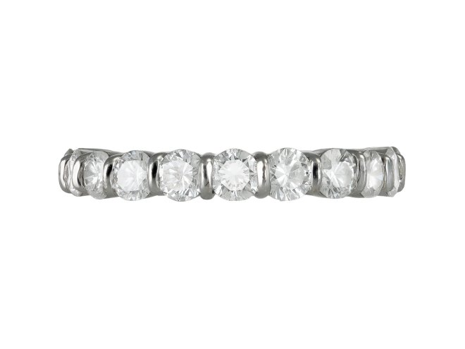 Kutchinsky diamond full eternity ring, English, 1985. 