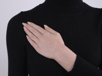 Diamond full eternity ring, circa 1950.