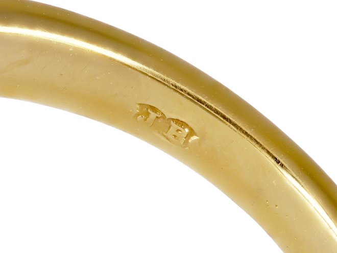 Old Mine diamond half eternity ring, circa 1960.