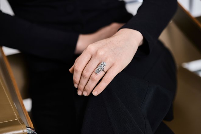 Belle &Eacute;poque diamond cluster ring, French, circa 1910.
