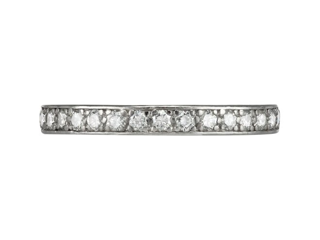 Tiffany & Co Diamond full eternity ring, American, circa 1940.