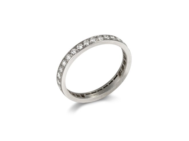 Tiffany & Co Diamond full eternity ring, American, circa 1940.