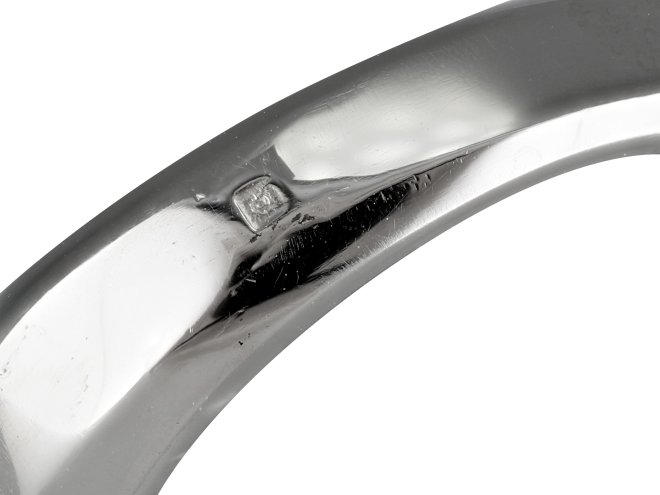 Fancy Yellow diamond cluster ring, circa 1925. 