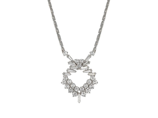 Kutchinsky diamond necklace, late 20th Century.