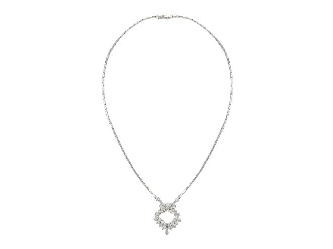 Kutchinsky diamond necklace, late 20th Century.
