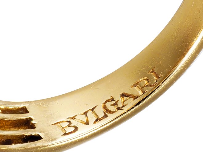 Bulgari Burmese ruby Trombino ring, circa 1980. 