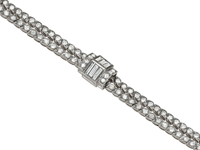 Diamond necklace, Swedish, circa 1950.